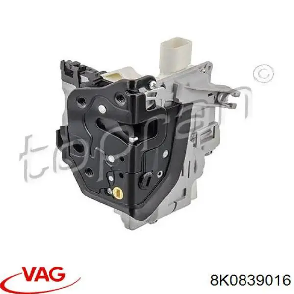Замок задньої дверї, правої VAG 8K0839016 ціна, від 38.37 USD