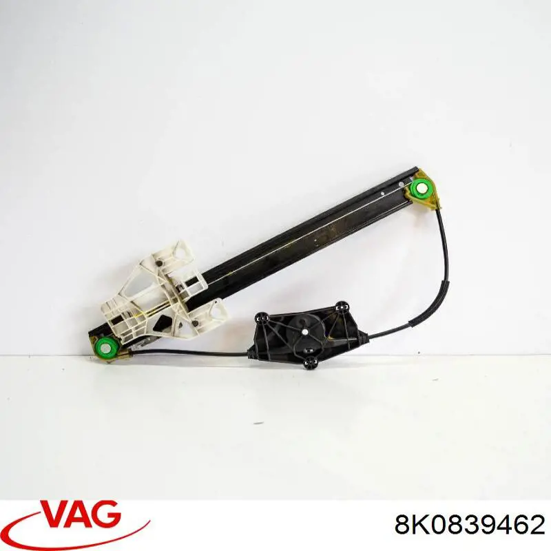 Механізм склопідіймача двері задньої, правої 8K0839462 VAG