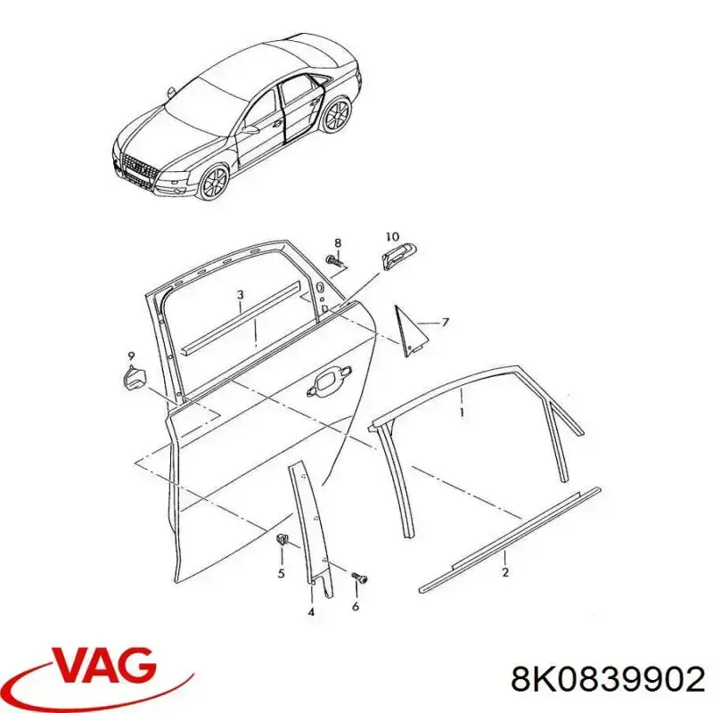  8K0839902 VAG