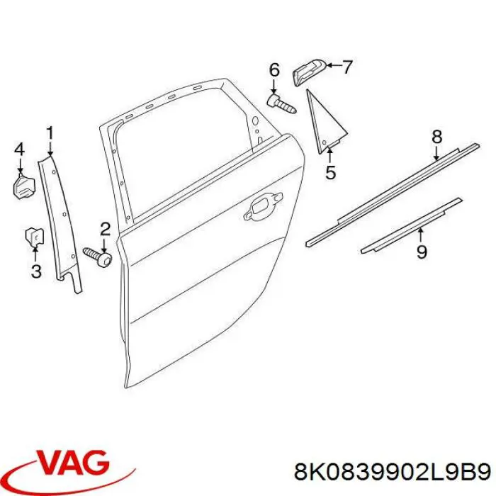 8K0839902P9B9 VAG 