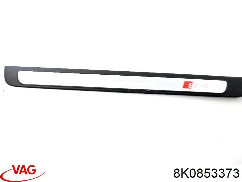 Накладка зовнішня (молдинг) порога, передня ліва VAG 8K0853373