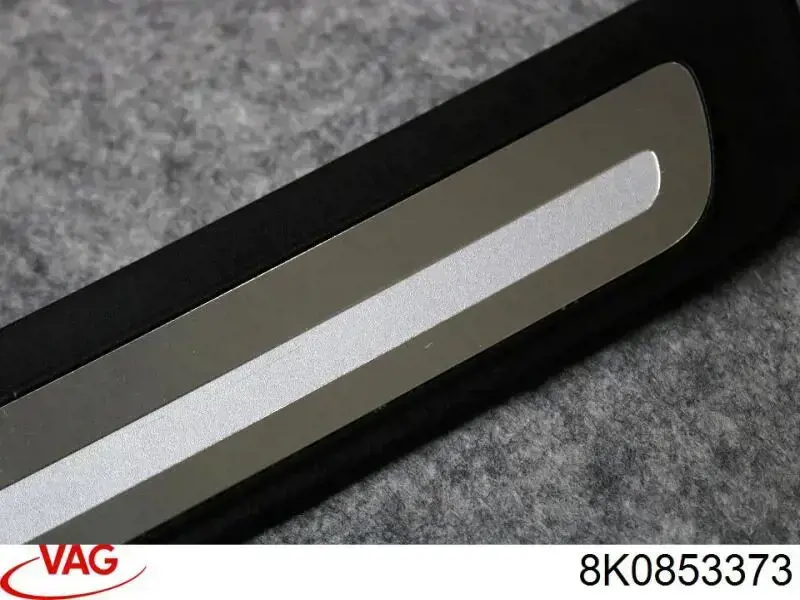 Накладка зовнішня (молдинг) порога, передня ліва VAG 8K0853373 ціна, від 6.33 USD