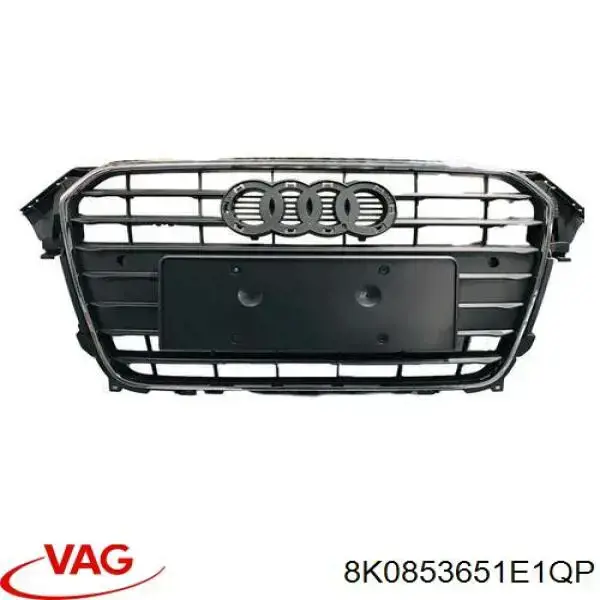 Купити 8K0853651E1QP VAG Захисна решітка радіатора