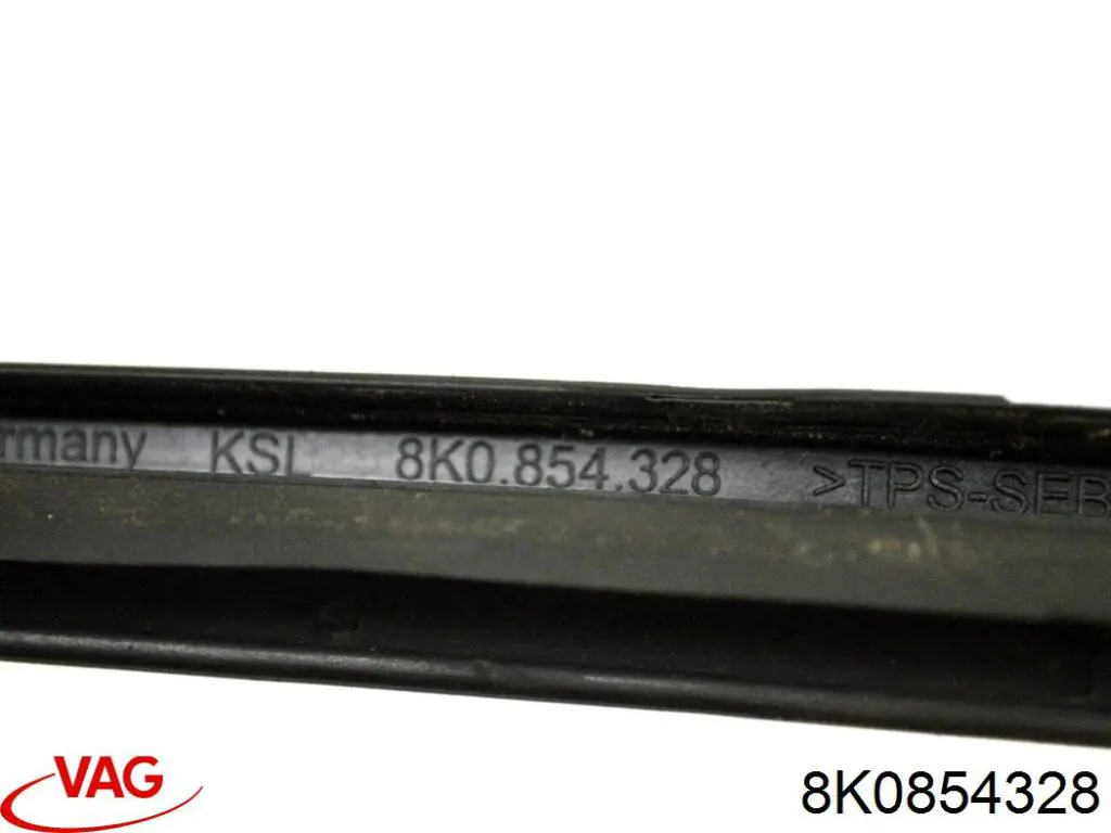 Правий молдинг вітрового скла VAG 8K0854328