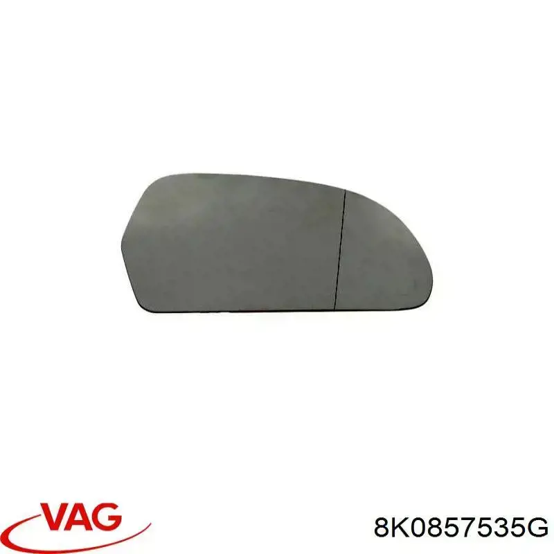 Купити 8K0857535G VAG Дзеркальний елемент дзеркала заднього виду, лівого
