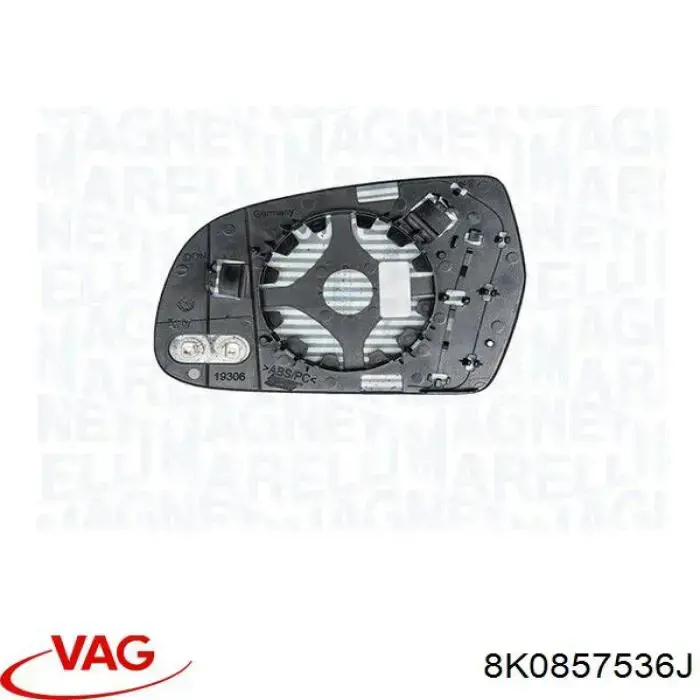 8K0857536J VAG Дзеркальний елемент правий