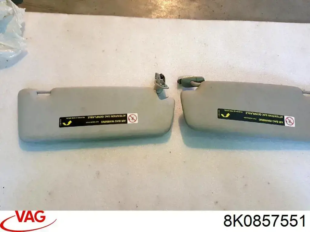 Козирок сонцезахисний автомобіля VAG 8K0857551 ціна, від 7.60 USD