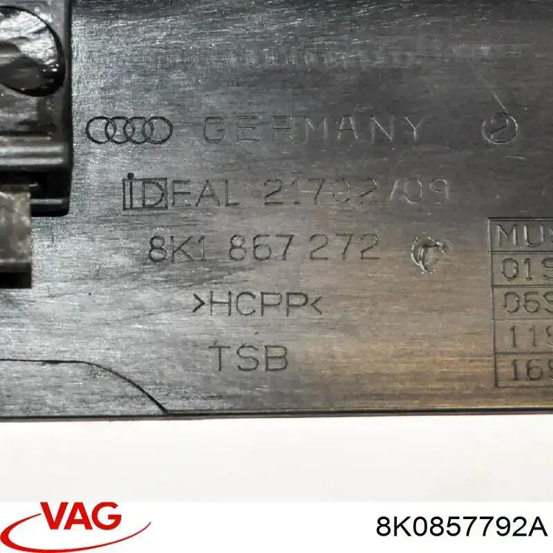  VAG 8K0857792A ціна, від 6.29 USD