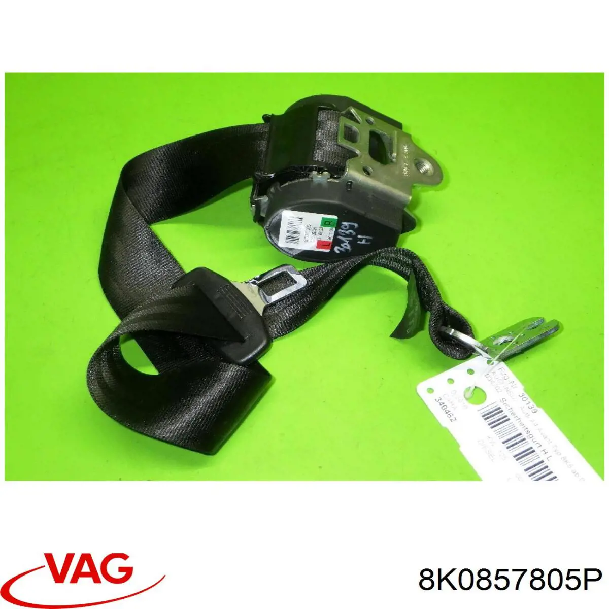 8K0857805P VAG Пасок безпеки задній
