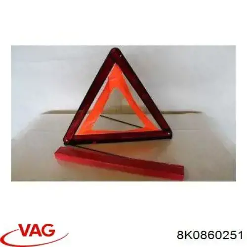 Знак аварійної зупинки VAG 8K0860251 ціна, від 12.58 USD