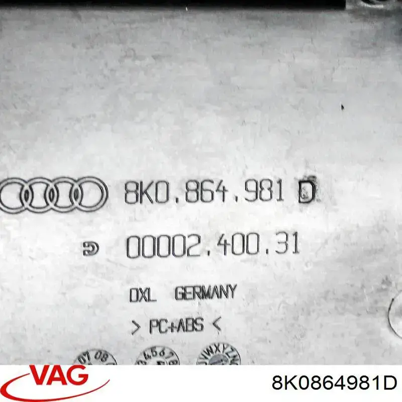  VAG 8K0864981D