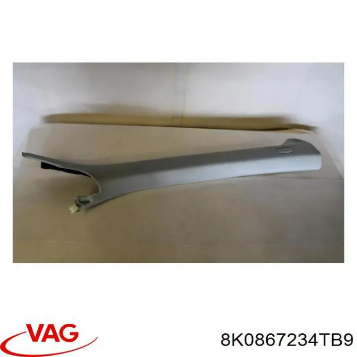 8K0867234TB9 VAG Обшивка стійки кузова внутрішня, передня права