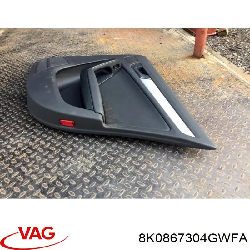 Обшивка правих задніх дверей VAG 8K0867304GWFA ціна, від 41.41 USD
