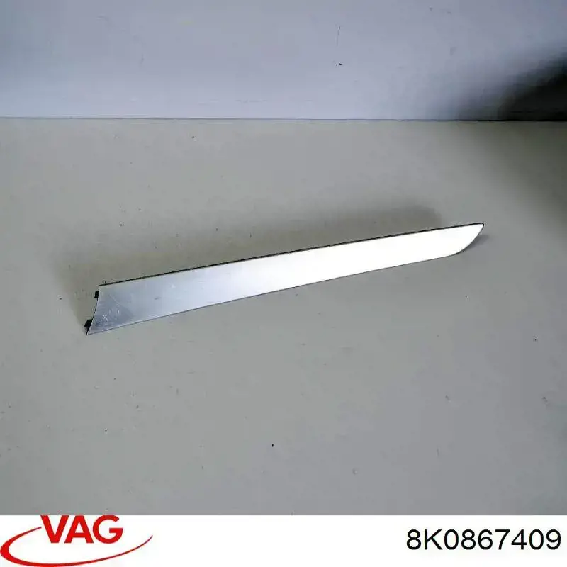 Молдинг передньої лівої двері VAG 8K0867409 ціна, від 7.05 USD