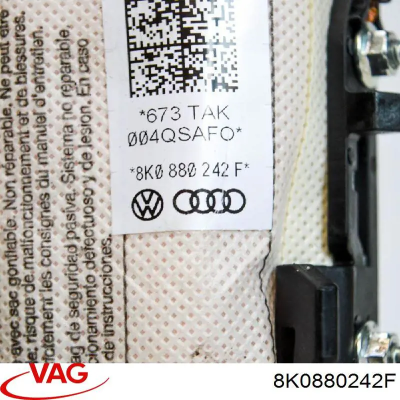 Подушка безпеки AIRBAG спинки сидіння, правого Audi A4 Avant B8 (8K5) (Ауді A4)