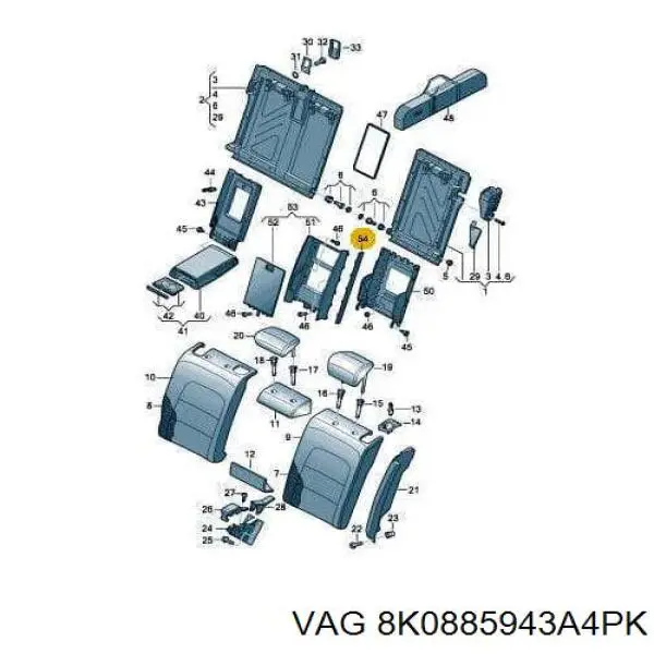  VAG 8K0885943A4PK ціна, від 19.00 USD