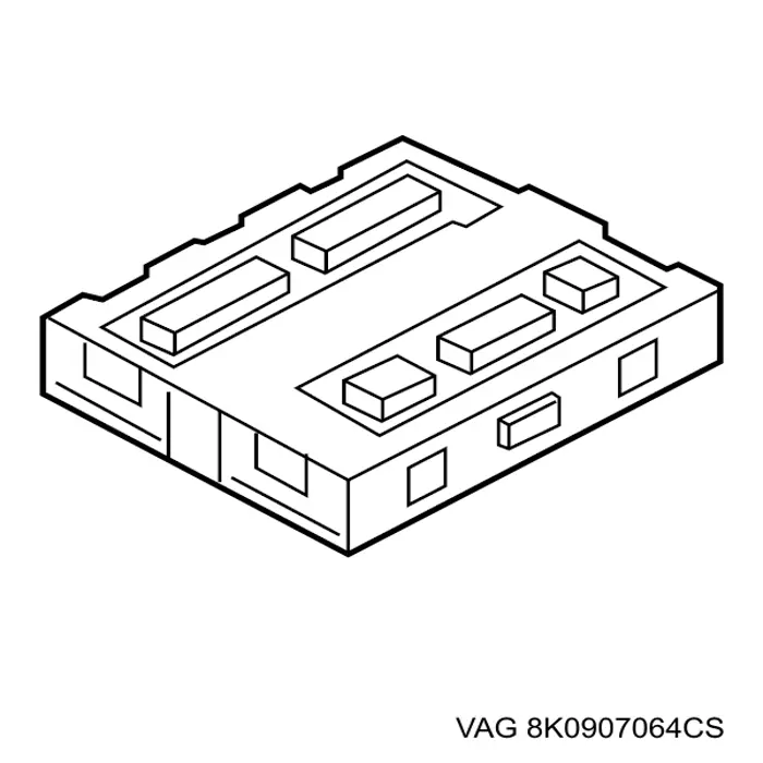 Блок керування центральним замком VAG 8K0907064CS ціна, від 41.90 USD