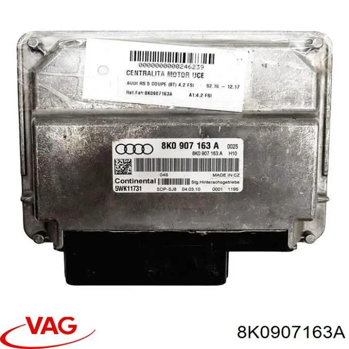 Модуль керування (ЕБУ) повним приводом VAG 8K0907163A ціна, від 222.22 USD