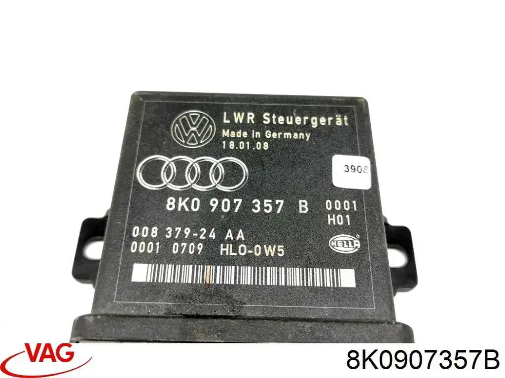 Кнопка коректора фар VAG 8K0907357B