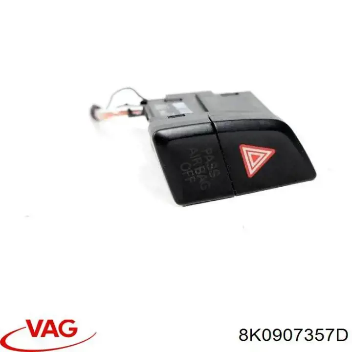 Кнопка коректора фар 8K0907357D VAG