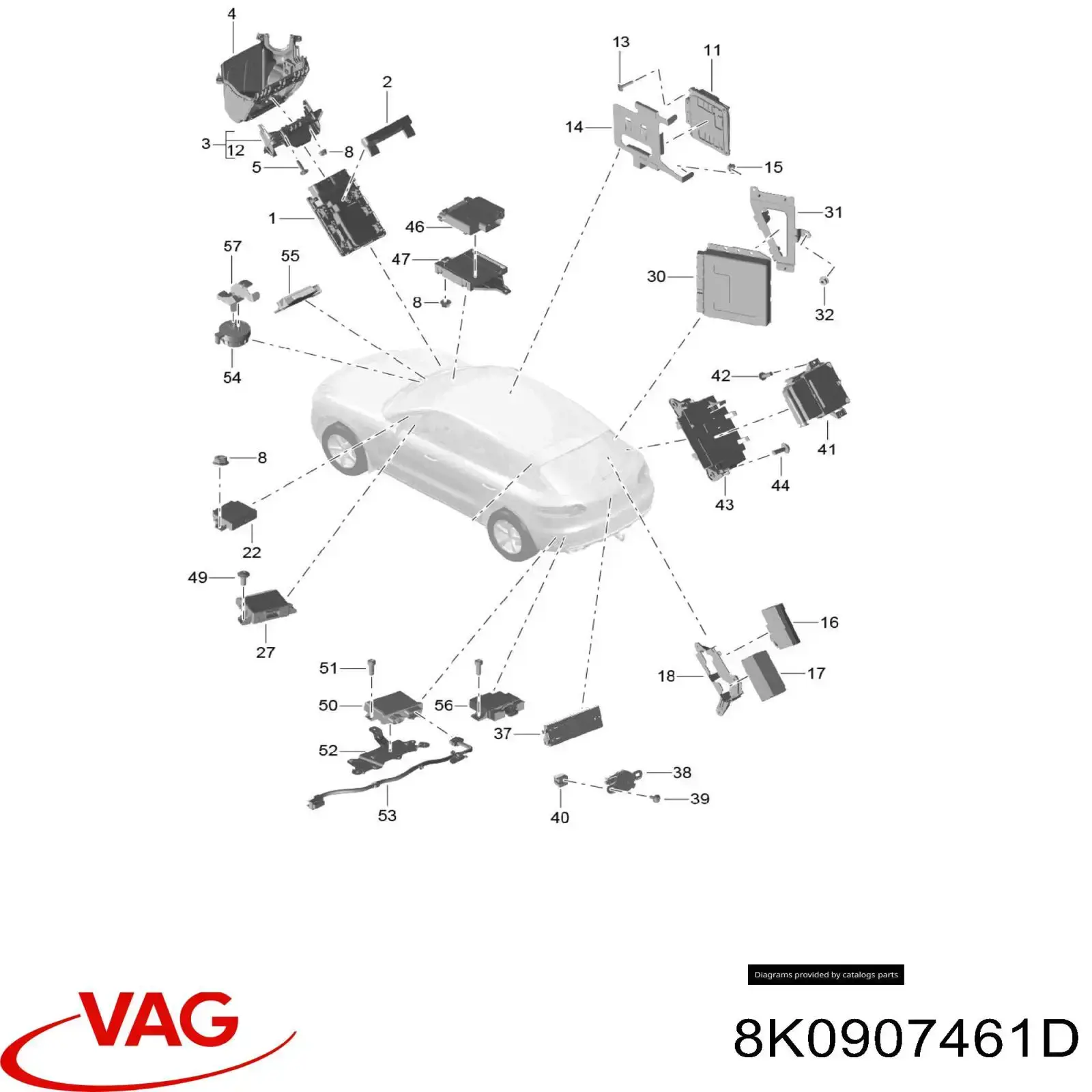  VAG 8K0907461D ціна, від 2.56 USD