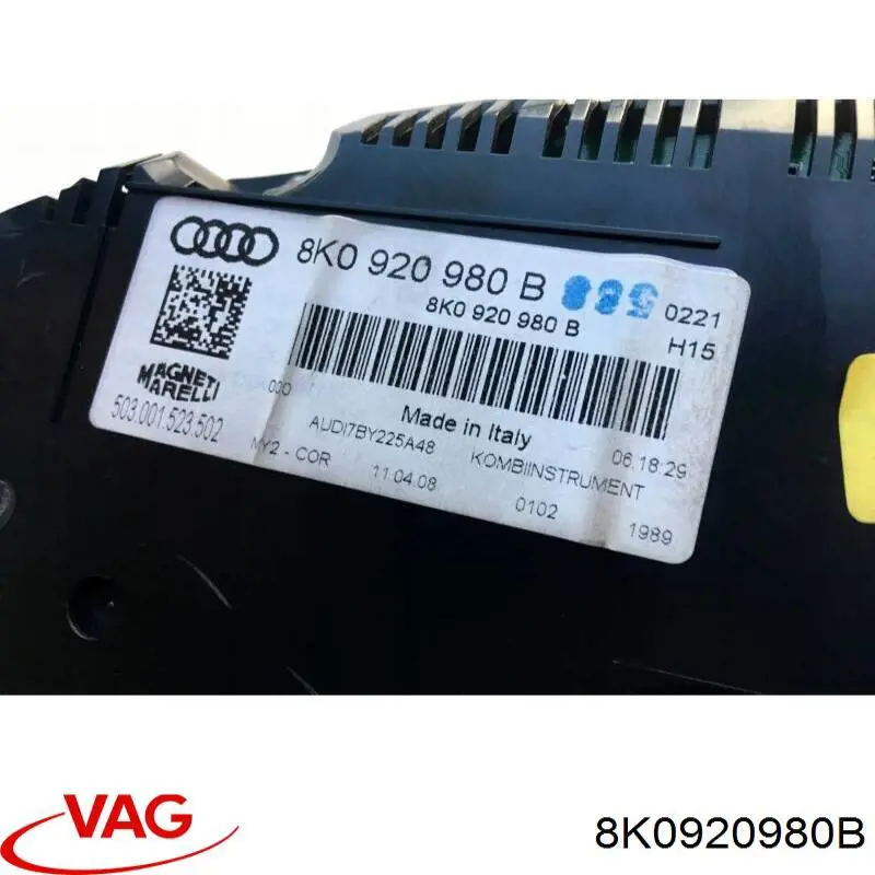Купити 8K0920980B VAG Покажчик напруги (вольтметр)