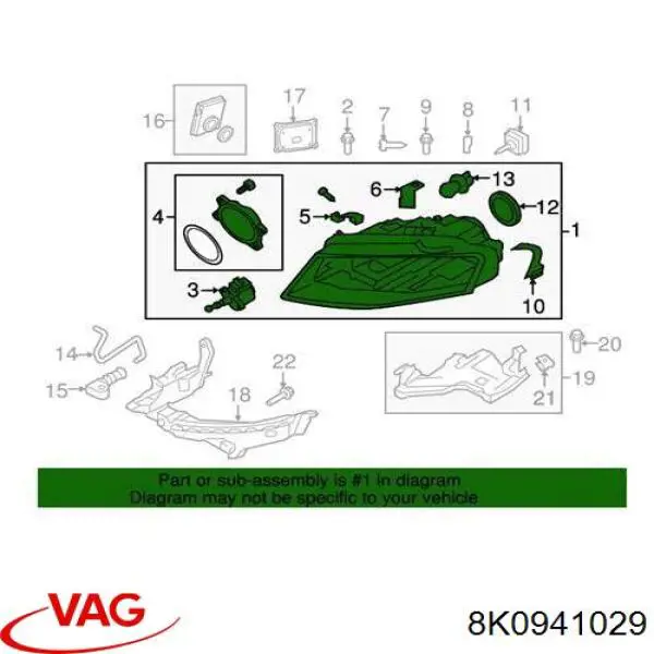 Купити 8K0941029 VAG Фари