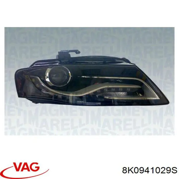 Фара дальнього світла в зборі VAG 8K0941029S ціна, від 597.17 USD