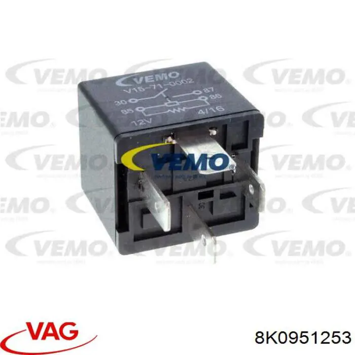 Купити 8K0951253 VAG Реле вентилятора