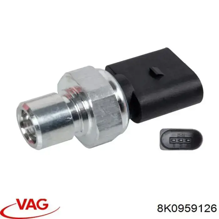 Датчик абсолютного тиску кондиціонера VAG 8K0959126 ціна, від 19.00 USD