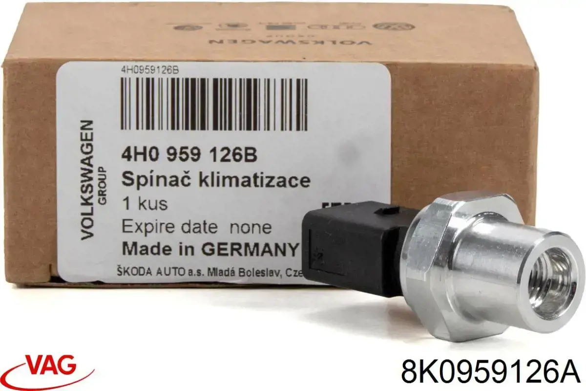 Купити 8K0959126A VAG Датчик тиску кондиціонера