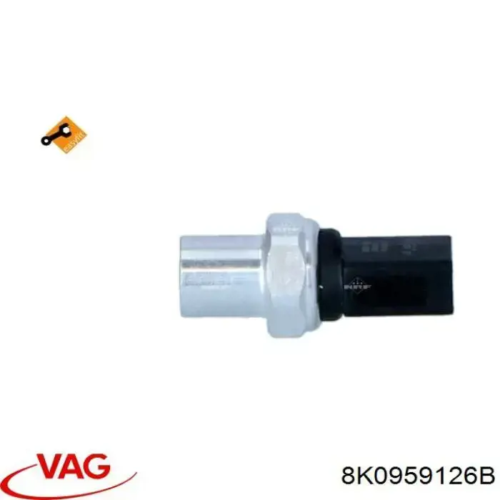 Датчик тиску кондиціонера 8K0959126B VAG