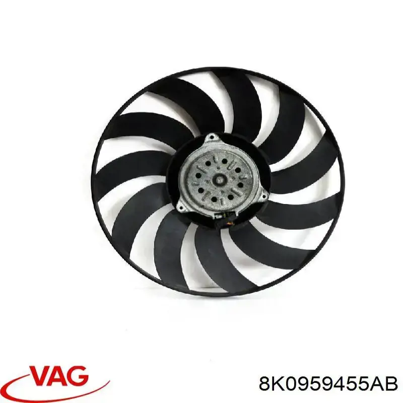 8K0959455AB VAG вентилятор/крильчатка радіатора охолодження, лівий