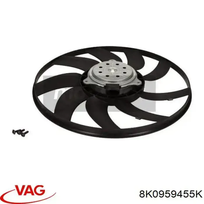 Вентилятор системи охолодження лівий VAG 8K0959455K ціна, від 63.27 USD