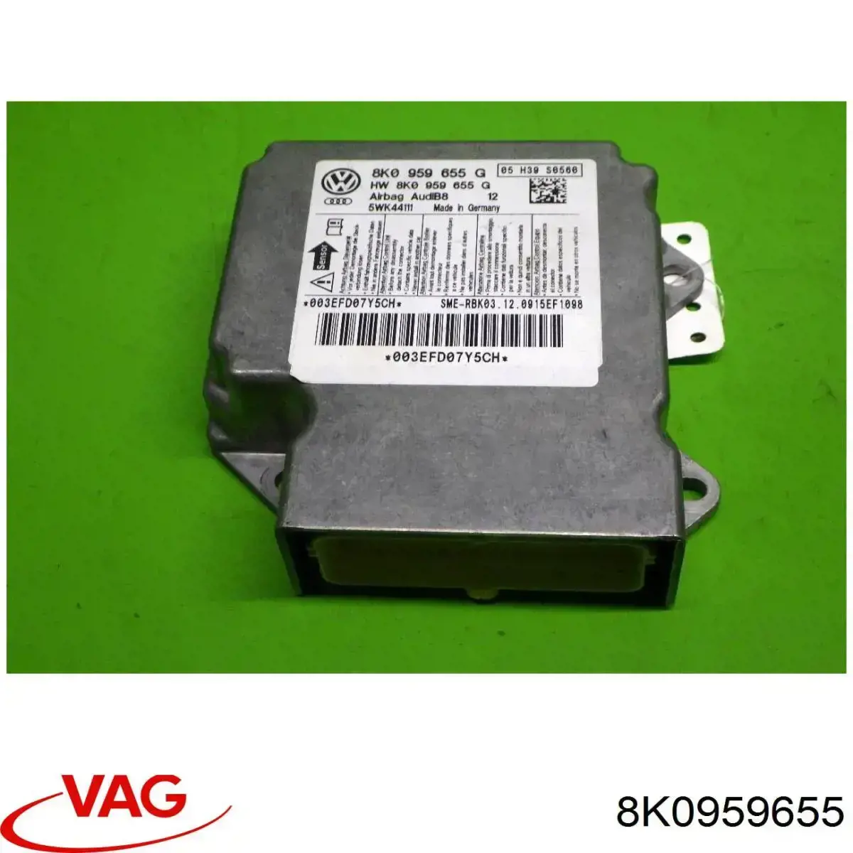 8K0959655 VAG Модуль-процесор управління подушки безпеки