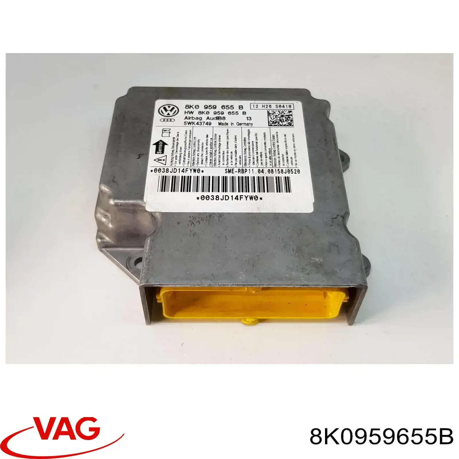 8K0959655B VAG Модуль-процесор управління подушки безпеки