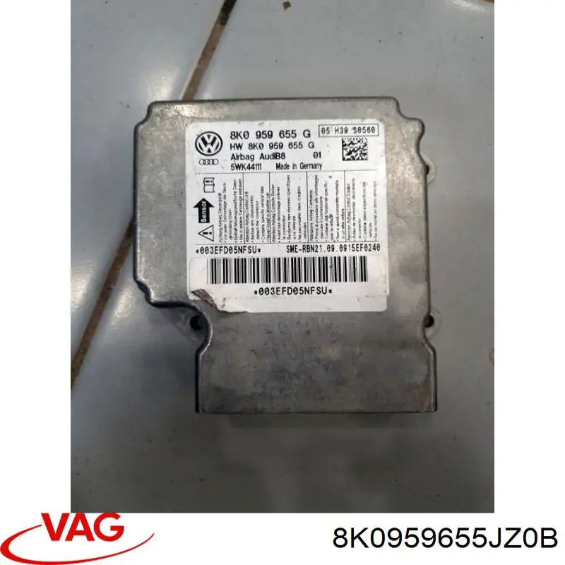 Модуль-процесор керування подушки безпеки VAG 8K0959655JZ0B ціна, від 28.56 USD