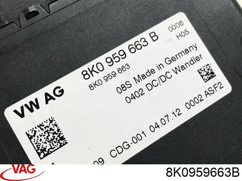 Стабілізатор напруги VAG 8K0959663B