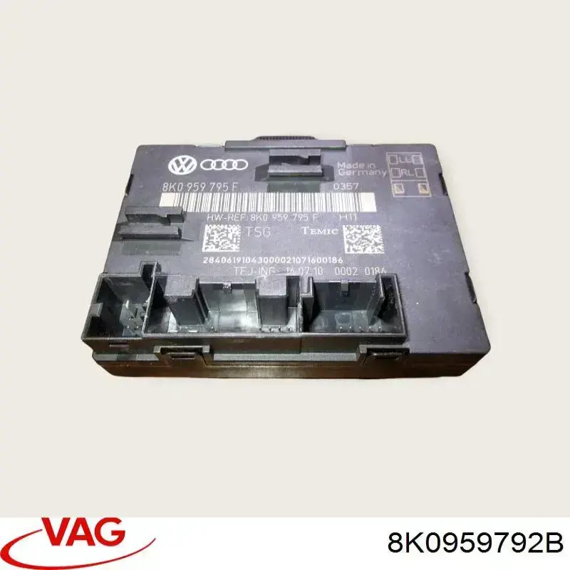 Блок комфорту передніх дверей VAG 8K0959792B ціна, від 16.03 USD