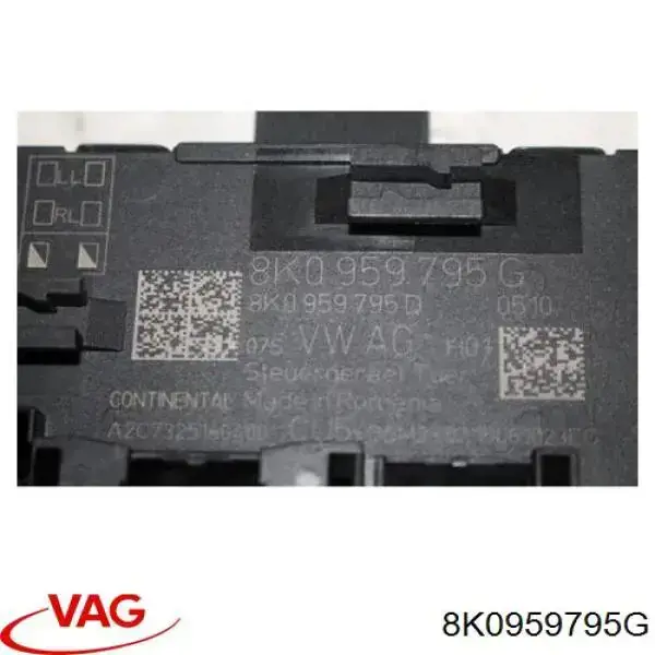 Блок комфорту задніх дверей 8K0959795G VAG