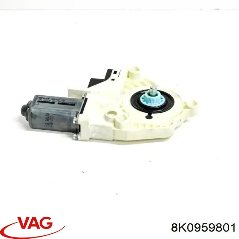 Двигун склопідіймача двері передньої, лівої 8K0959801 VAG