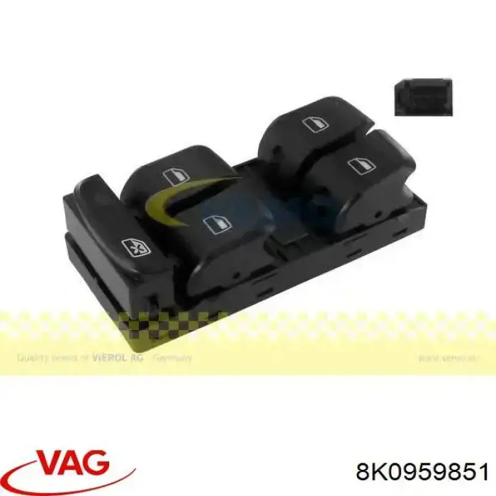 Купити CWR73040AS Casco Кнопковий блок керування склопідіймачами передній лівий