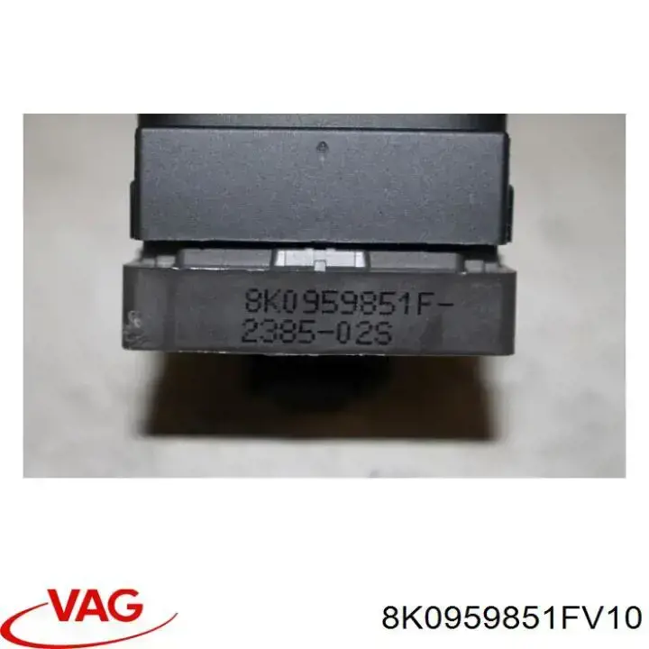 Кнопковий блок керування склопідіймачами передній лівий VAG 8K0959851FV10