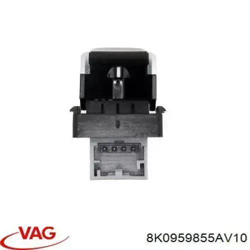 8K0959855AV10 VAG кнопка вмикання двигуна склопідіймача передня права
