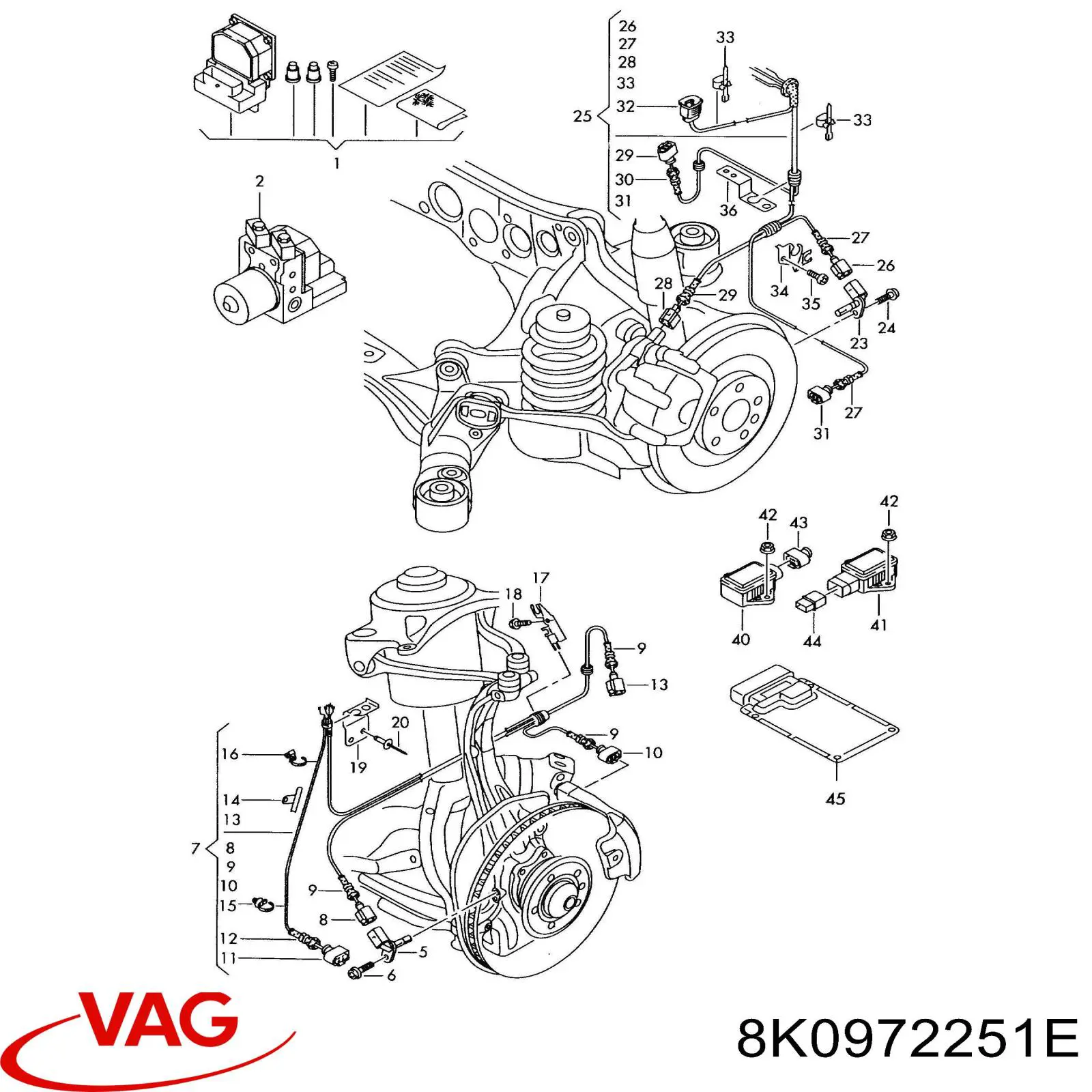 Купити 8K0972251E VAG 