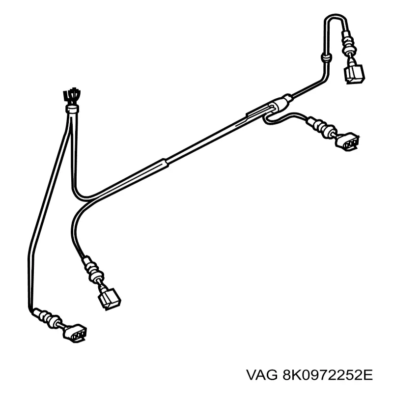 Дріт датчика АБС передній правий VAG 8K0972252B ціна, від 28.19 USD