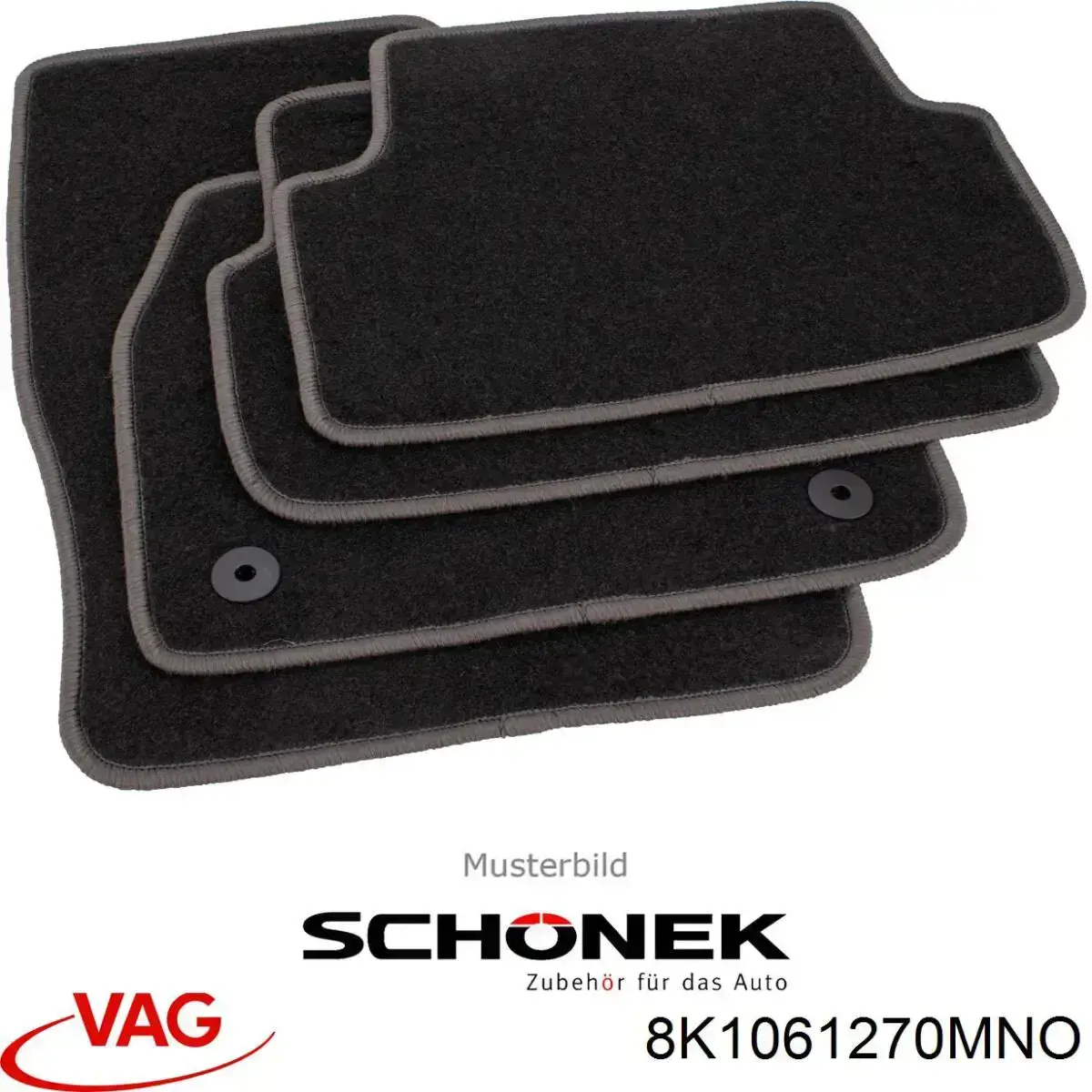 Комплект килимків VAG 8K1061270MNO ціна, від  USD