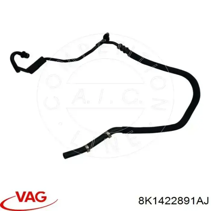 Купити 8K1422891N VAG Шланг ГПК, низького тиску, від рейки/механізму до бачка