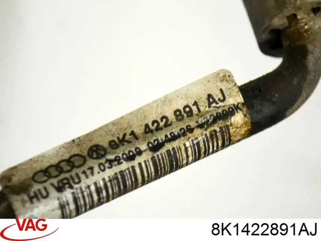Шланг ГПК, низького тиску, від рейки/механізму до бачка VAG 8K1422891N ціна, від 35.58 USD