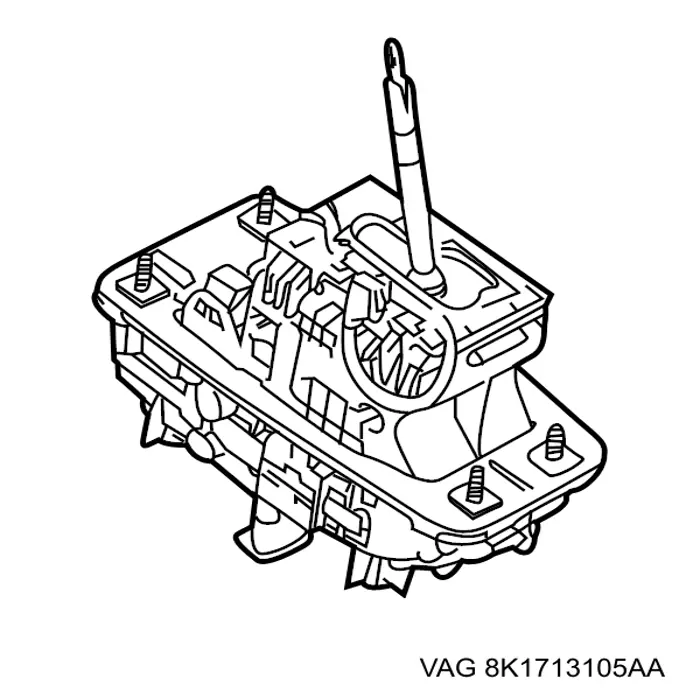 8K1713105AA VAG Куліса КПП